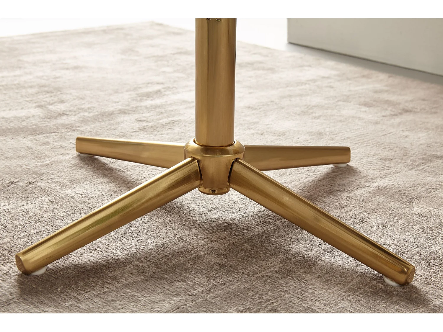 Chaise de Bureau Design Velours Pivotante avec Accoudoirs - Style Art Déco