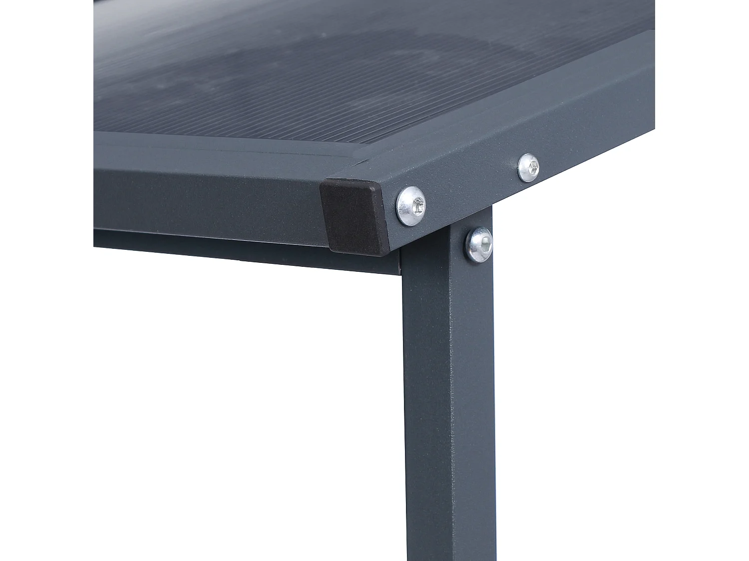 Abri bûche bois de chauffage étagère stockage bois de cheminée 185x185x70 cm