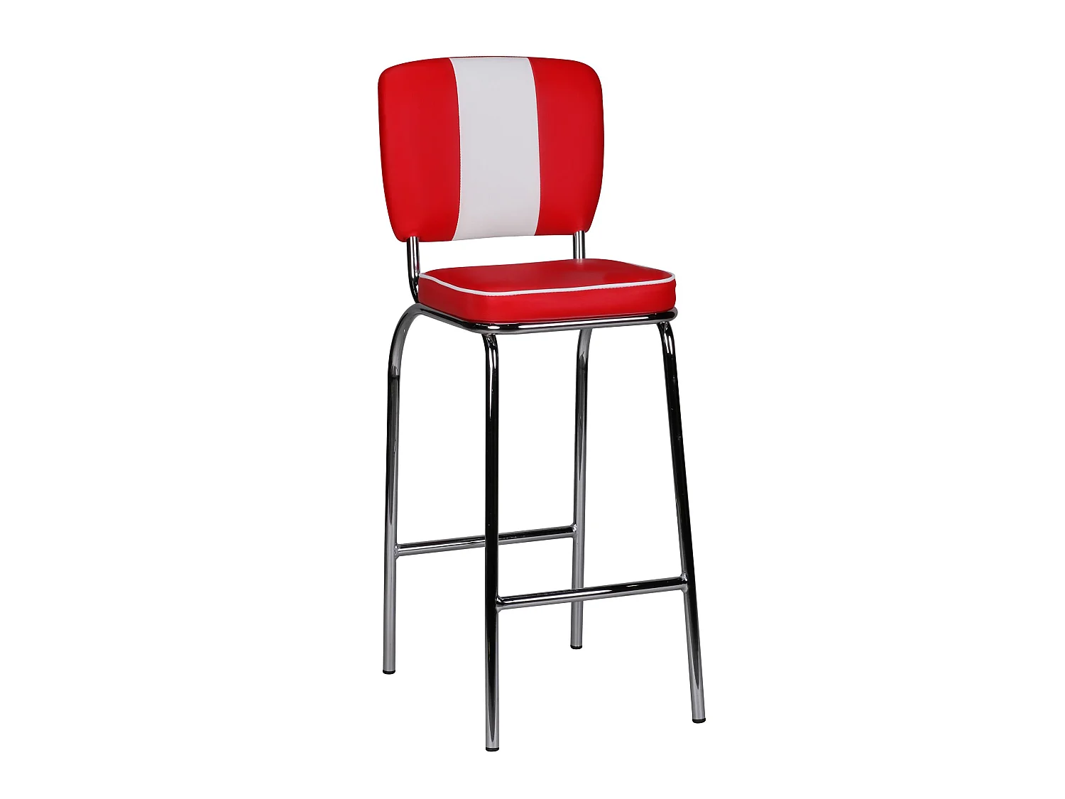 Tabouret de Bar Chaise de Bar 40x110x38cm Tabouret Bistro Retro Amérique