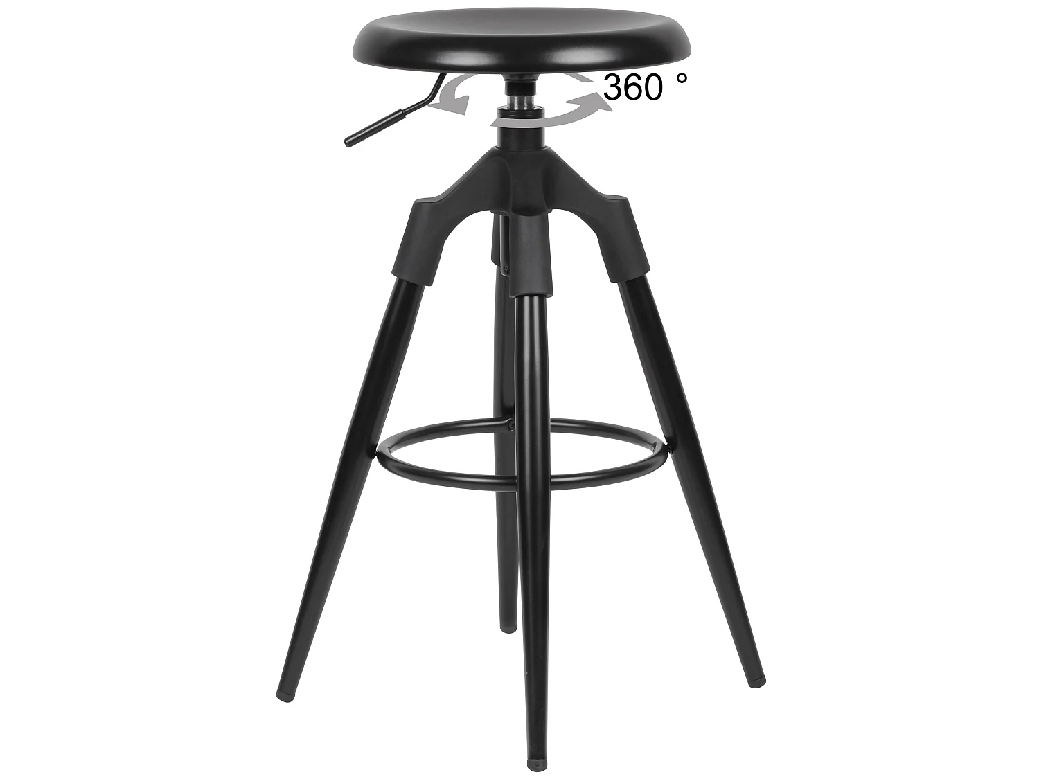 sgabello da bar in metallo 72-80cm sgabello da bar regolabile in altezza sedia moderna