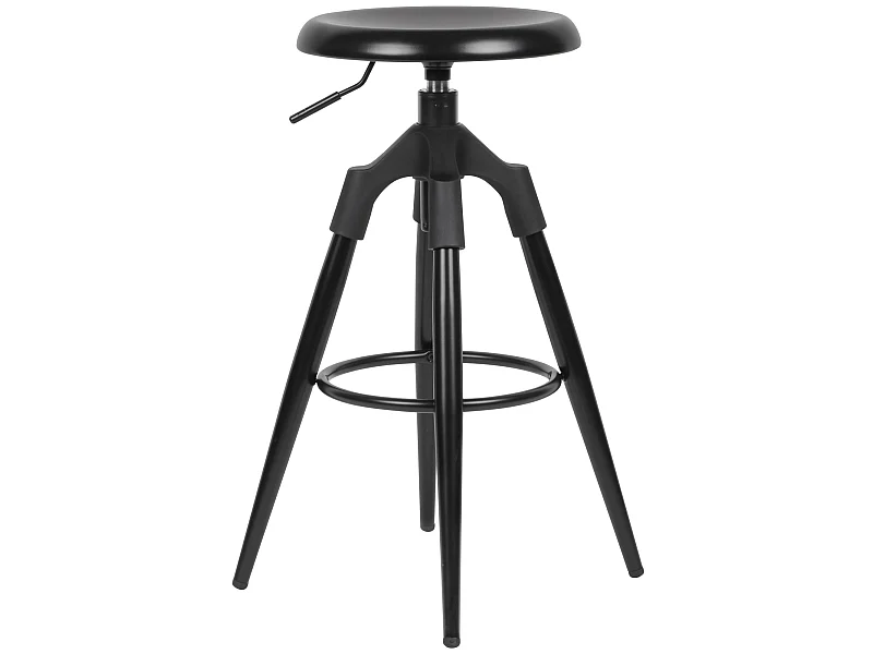 tabouret de bar en métal 72-80cm tabouret de comptoir chaise de bar réglable en hauteur moderne