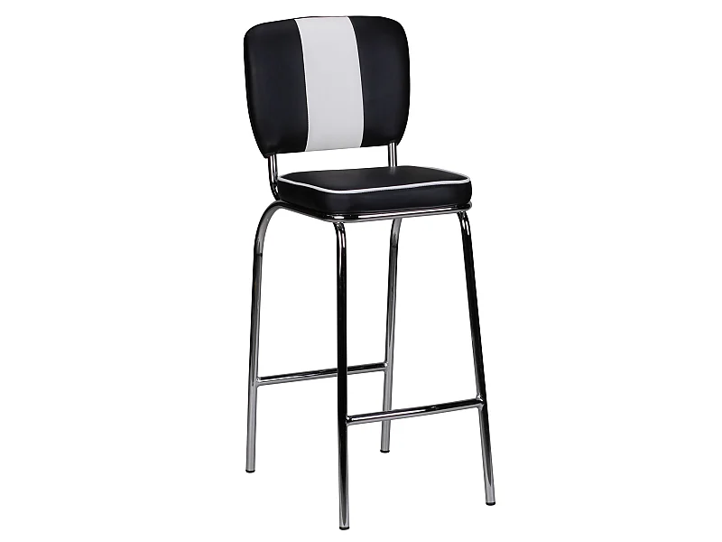 Tabouret de Bar Chaise de Bar 40x110x38cm Tabouret Bistro Retro Amérique