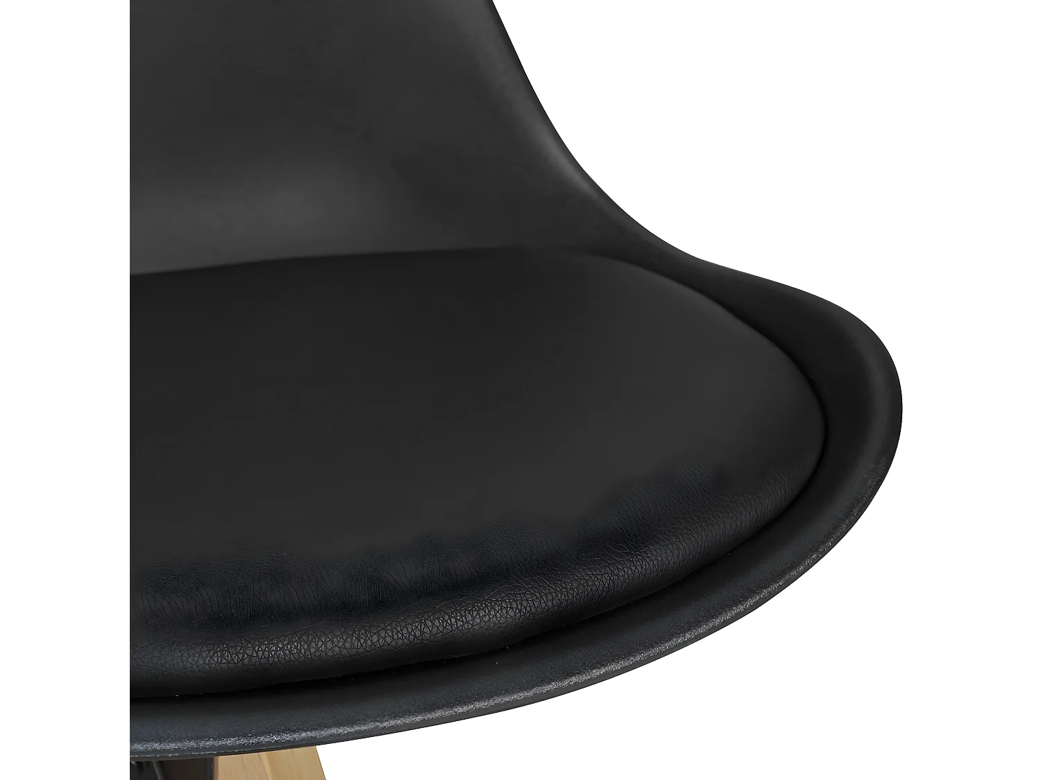 Ensemble de 2 tabourets de bar bois rétro tissu design avec tabourets arrière