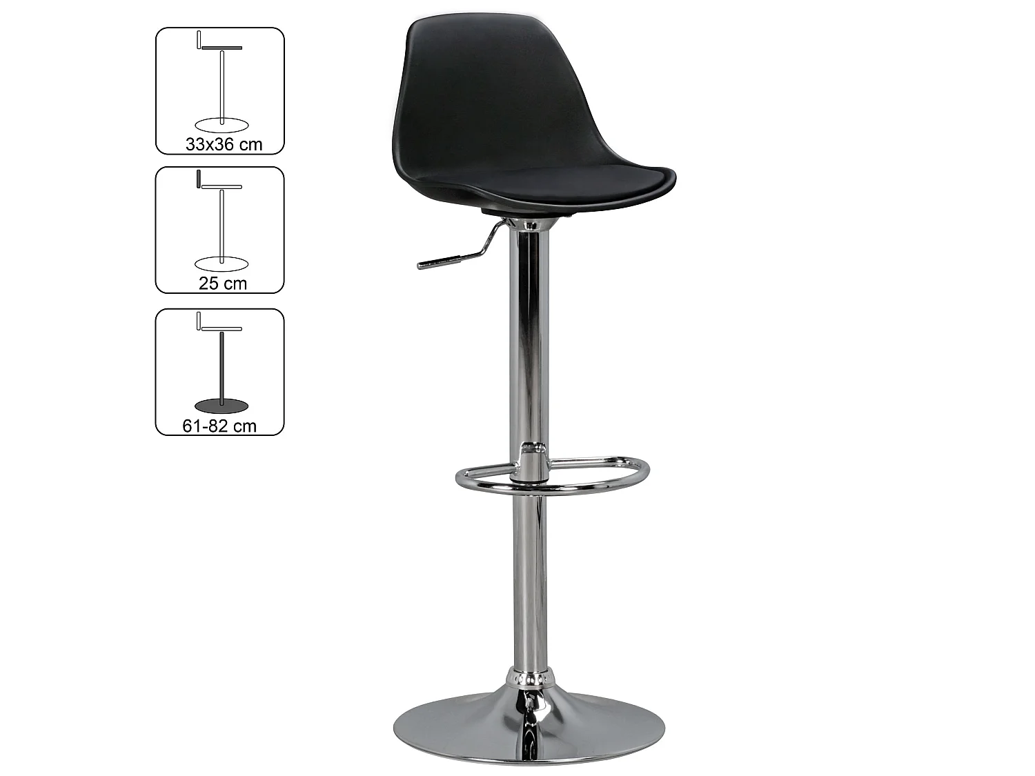 Barhocker mit Lehne Sitzhocker Höhenverstellbar Barstuhl Hocker Modern