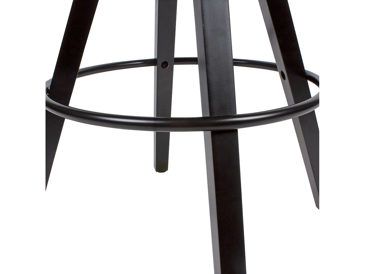 Sgabello Bar Set di 2 Nero Sgabelli Cucina Plastica con Schienale Alti