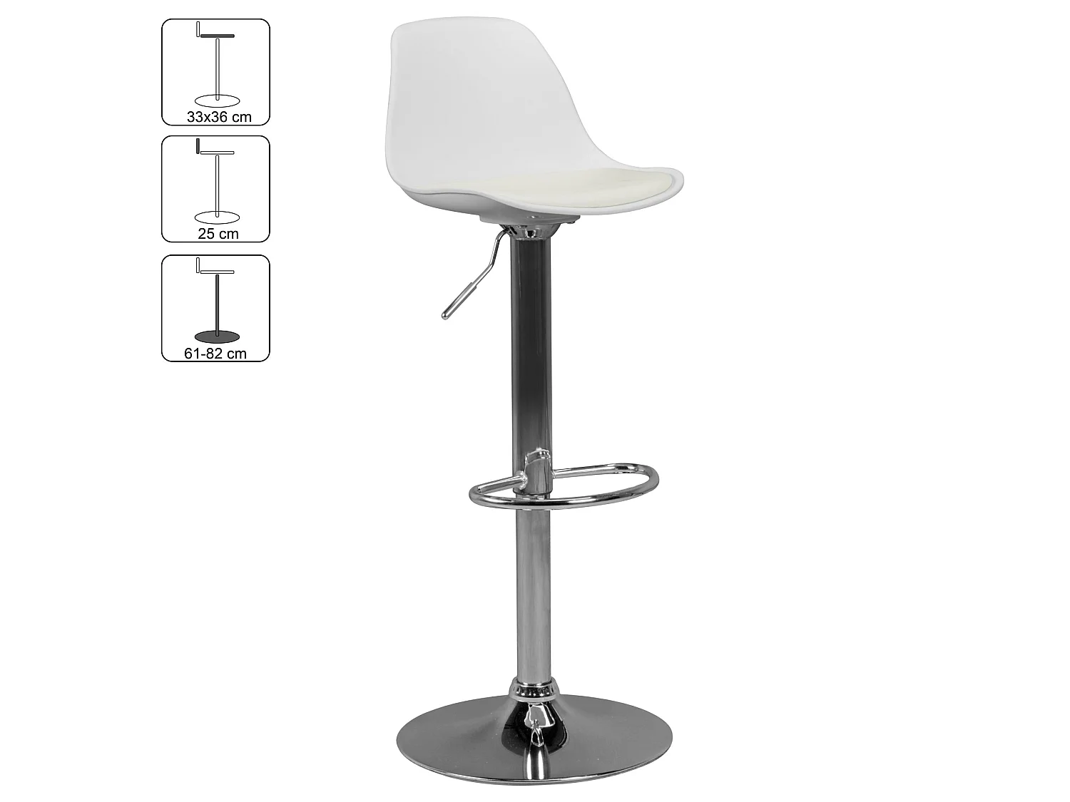 Barhocker mit Lehne Sitzhocker Höhenverstellbar Barstuhl Hocker Modern