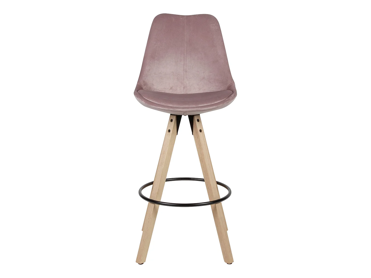 set di 2 sgabelli da bar sedia alta in velluto / legno con schienale 77cm sedia da bar in tessuto