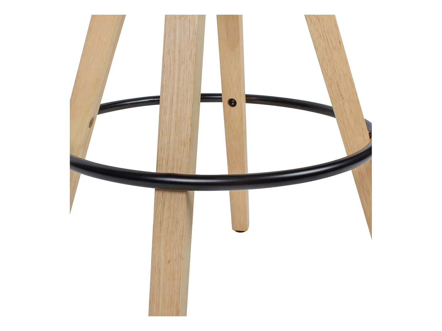 set di 2 sgabelli da bar sedia alta in velluto / legno con schienale 77cm sedia da bar in tessuto