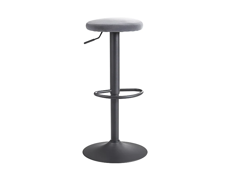 Tabouret de bar Tabouret en velours Tabouret de bistrot design en tissu / métal 100 kg pivotant