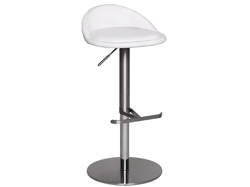 Tabouret de Bar Reglable 65 - 90 cm Chaise de Bar Tabouret Bistro Métal