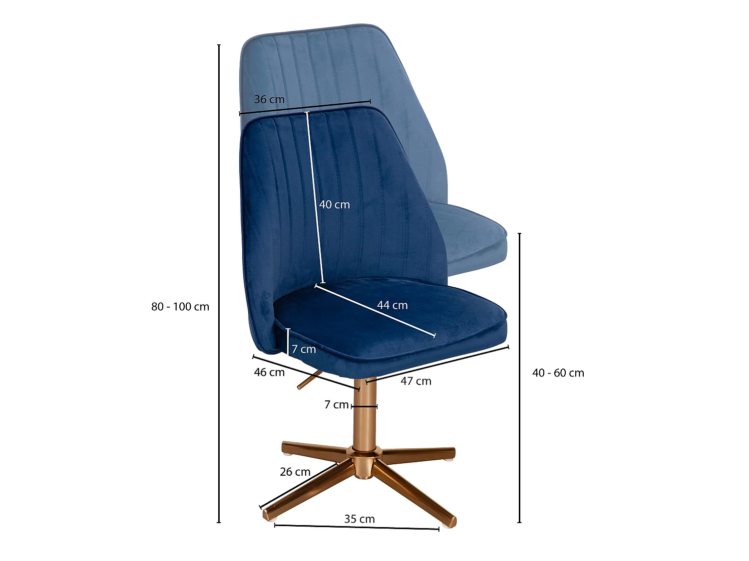 Drehstuhl Samt Schreibtischstuhl Drehbar Modern Schalenstuhl Home Office