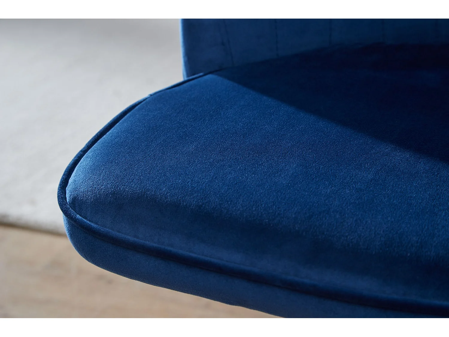 Drehstuhl Samt Schreibtischstuhl Drehbar Modern Schalenstuhl Home Office