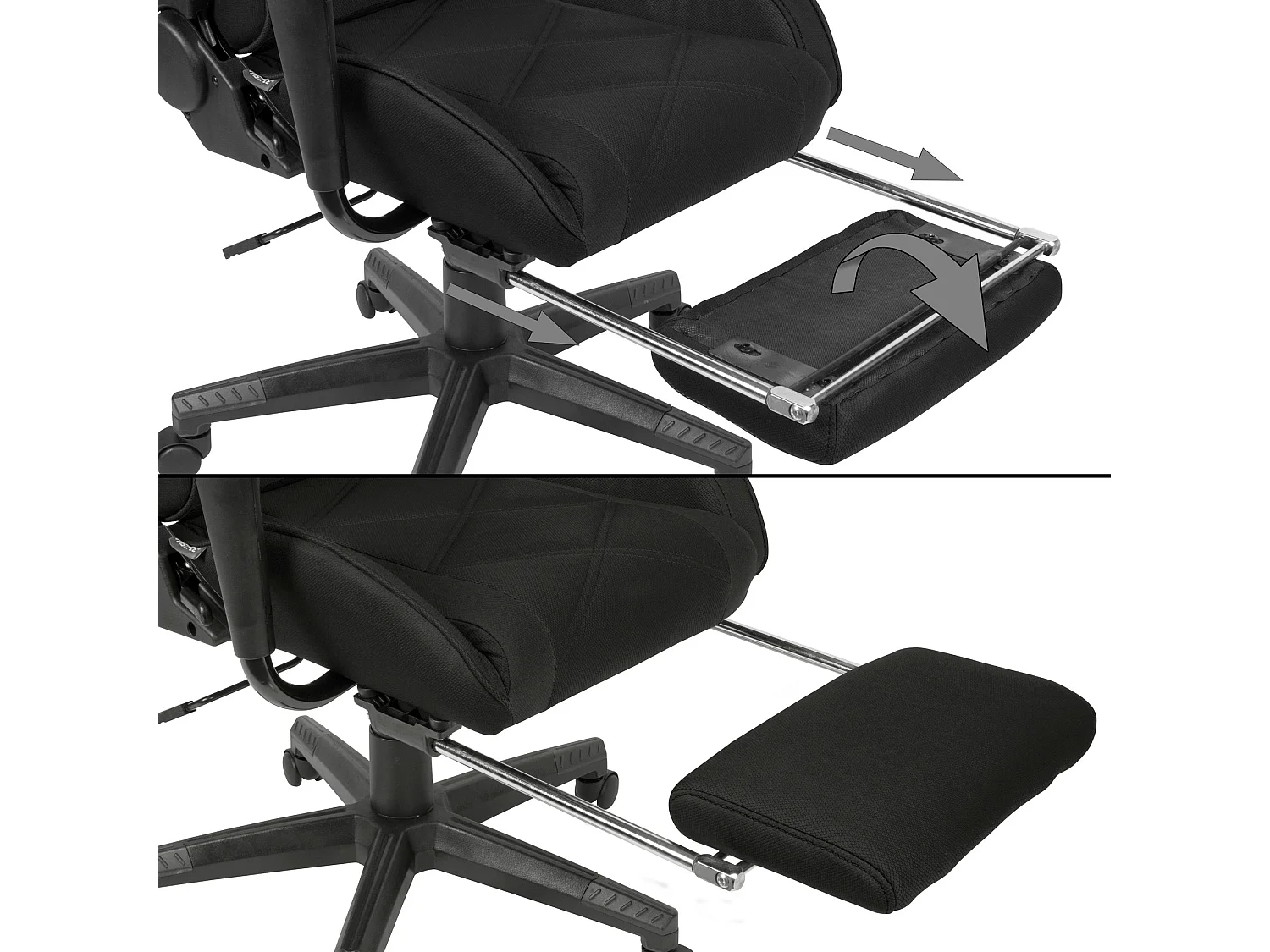 Gaming Schreibtischstuhl Büro Drehstuhl Stoff Stuhl 120 kg