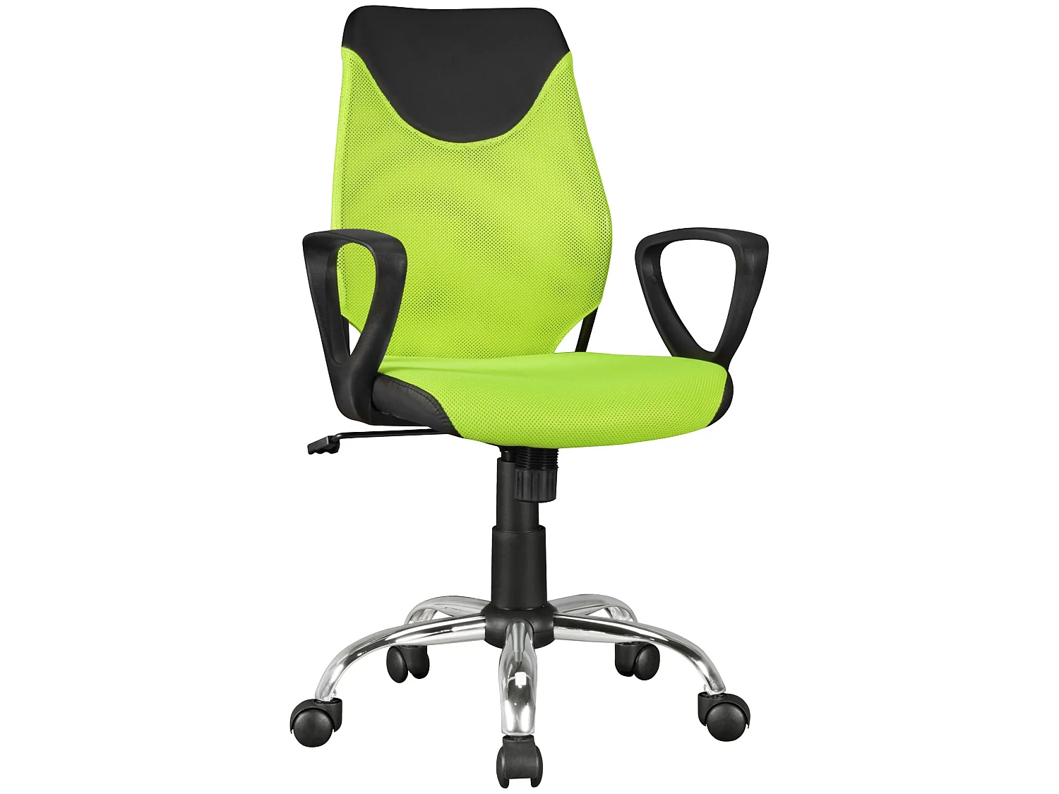 Schreibtischstuhl  Stoff Schwarz Drehstuhl Armlehne Büro Sessel Bürostuhl