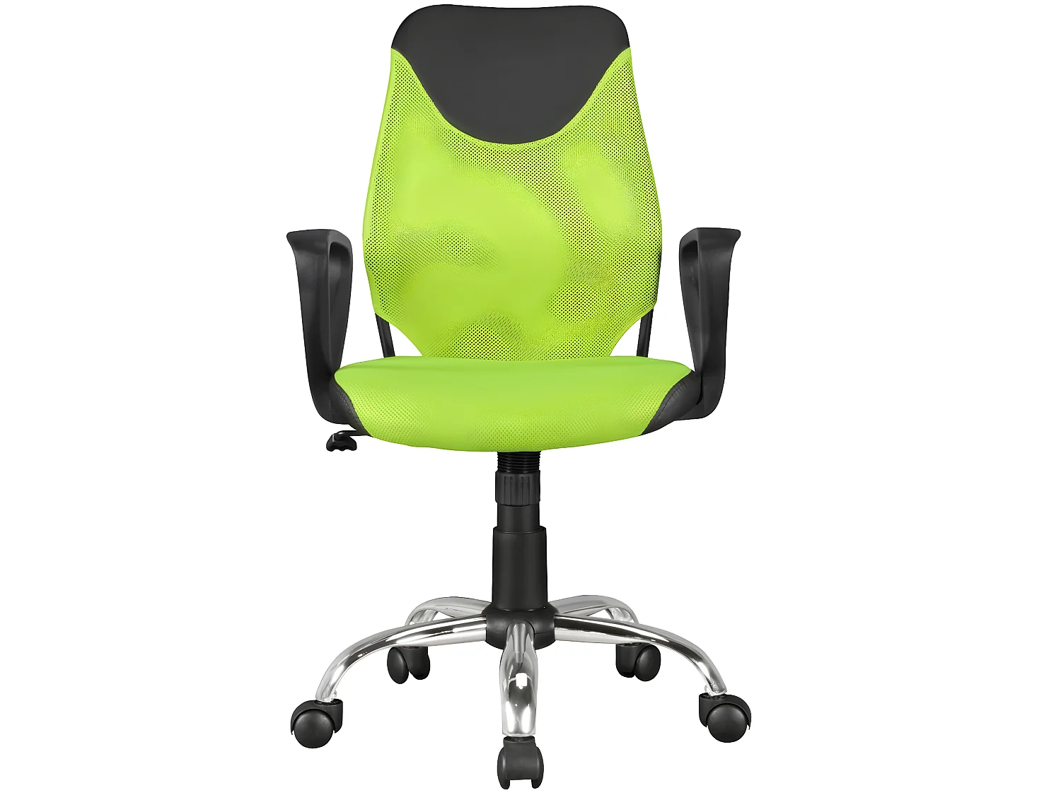 Schreibtischstuhl  Stoff Schwarz Drehstuhl Armlehne Büro Sessel Bürostuhl