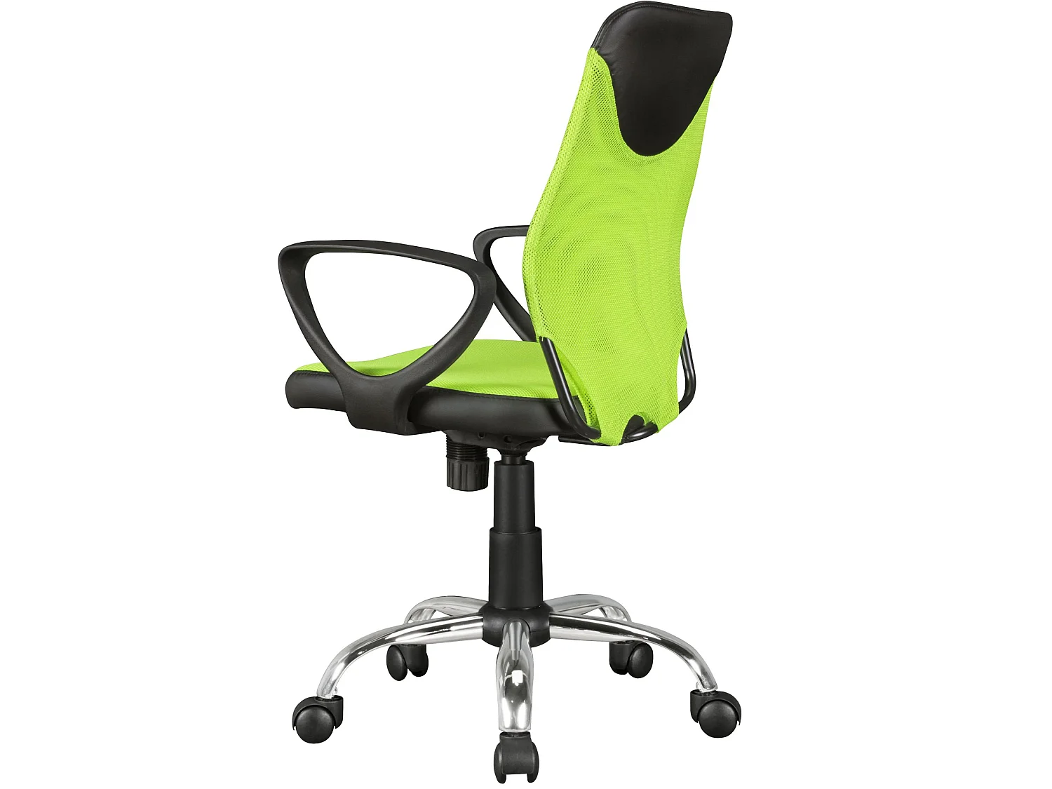 Schreibtischstuhl  Stoff Schwarz Drehstuhl Armlehne Büro Sessel Bürostuhl