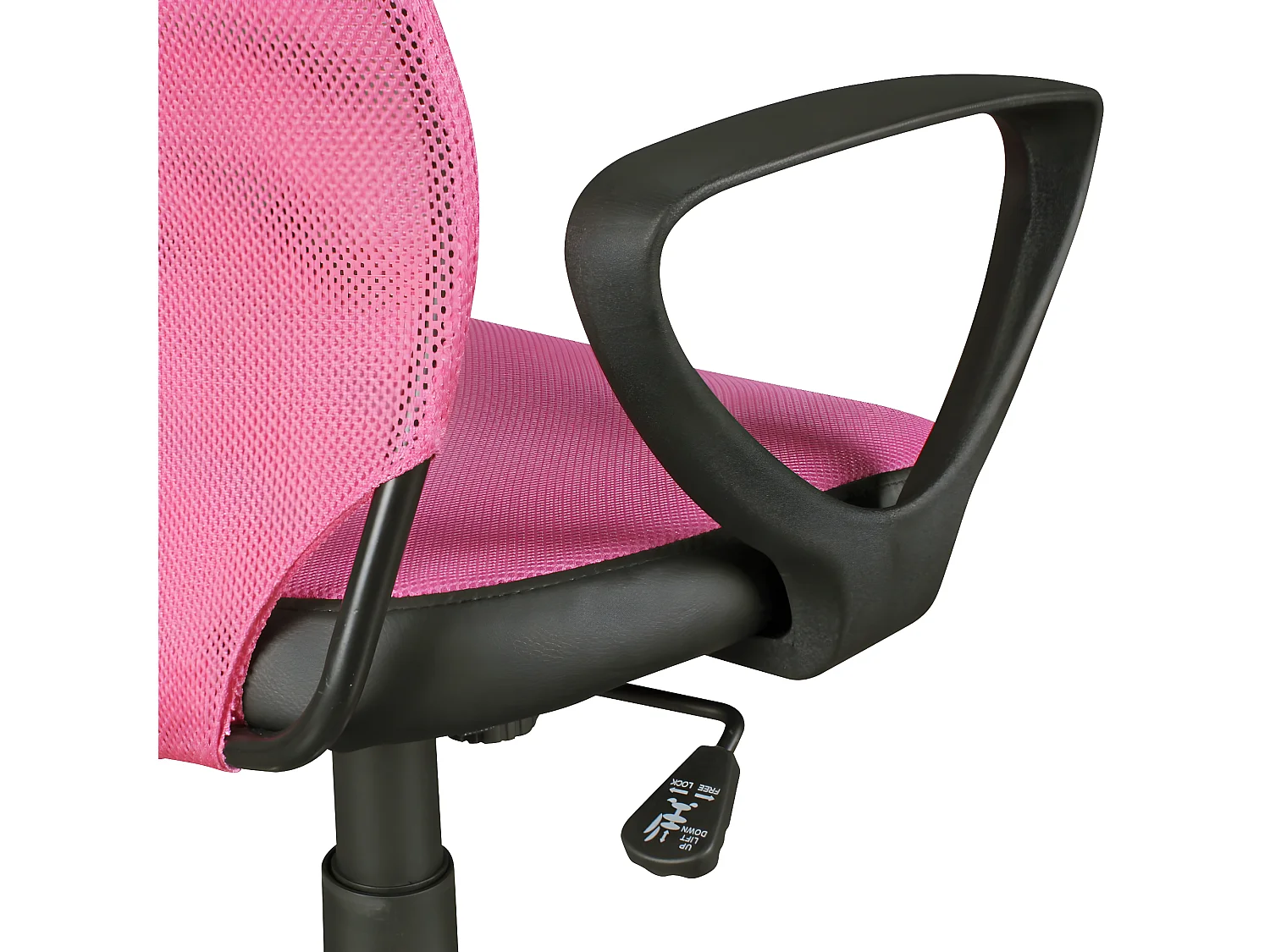 Chaise de bureau enfant Chaise pivotante Tissu Fauteuil Ergonomique