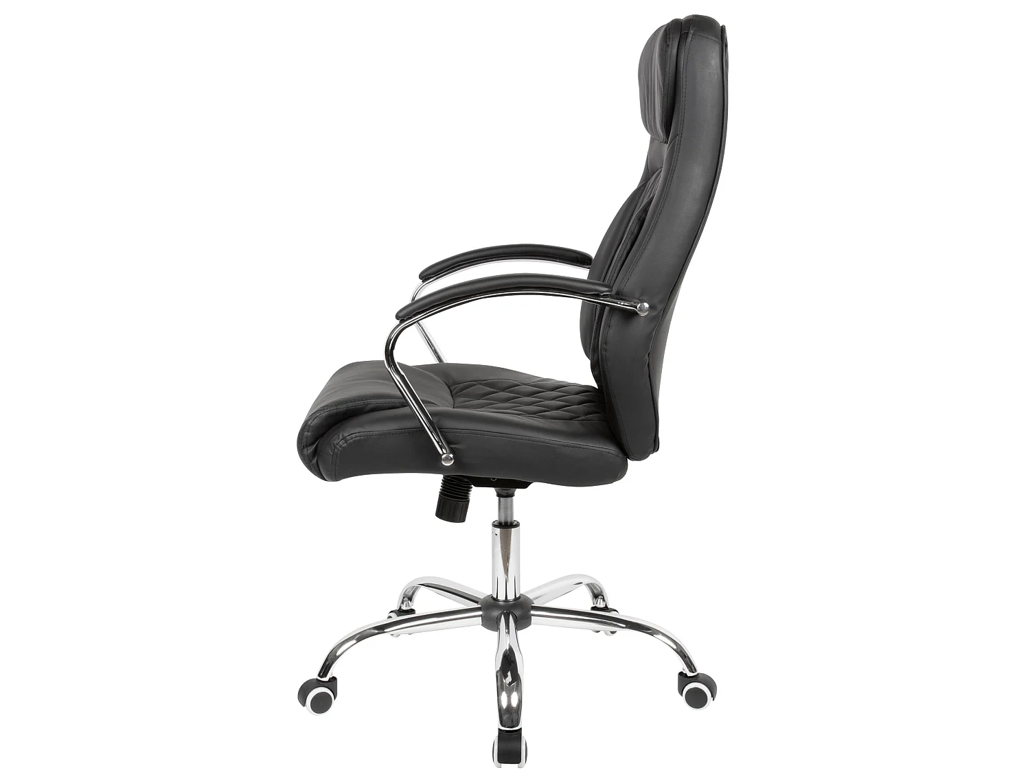 sedia da scrivania in ecopelle nera sedia da ufficio girevole poltrona da ufficio 120 kg