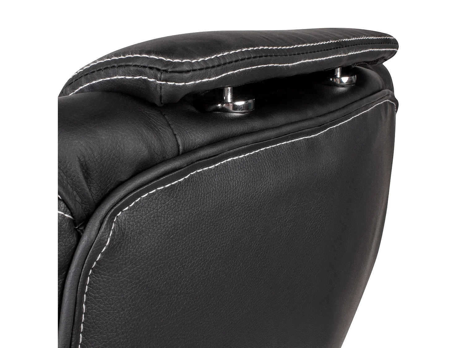 Design Bürostuhl Echt Leder mit Armlehnen Schreibtischstuhl gepolstert Drehstuhl