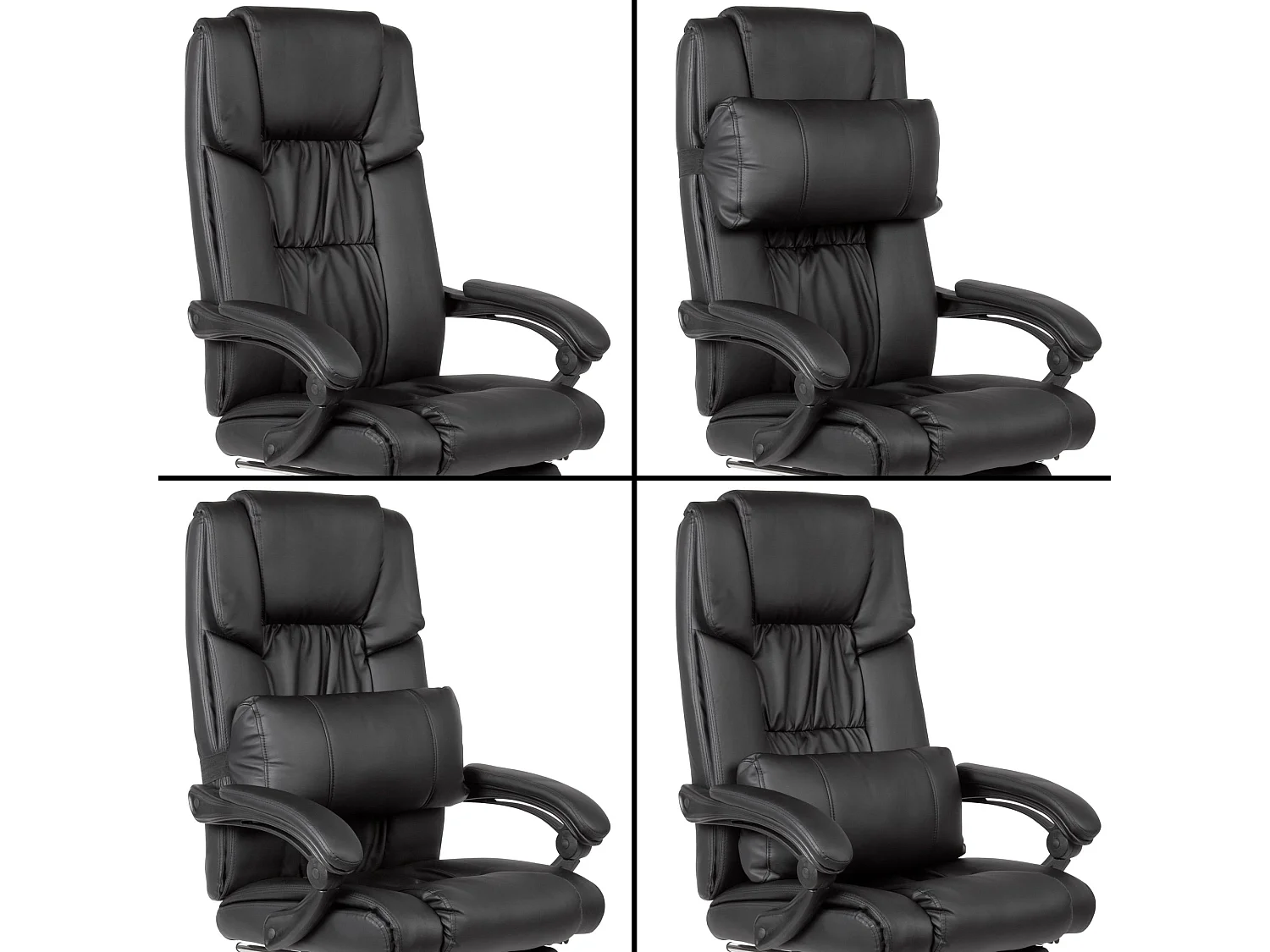chaise pivotante en tissu noir chaise de bureau chaise de bureau simili cuir 110 kg