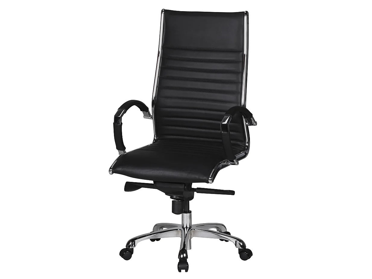 Chaise de Bureau Cuir Fauteuil Ergonomique Siège Pivotante 120 kg Bureau