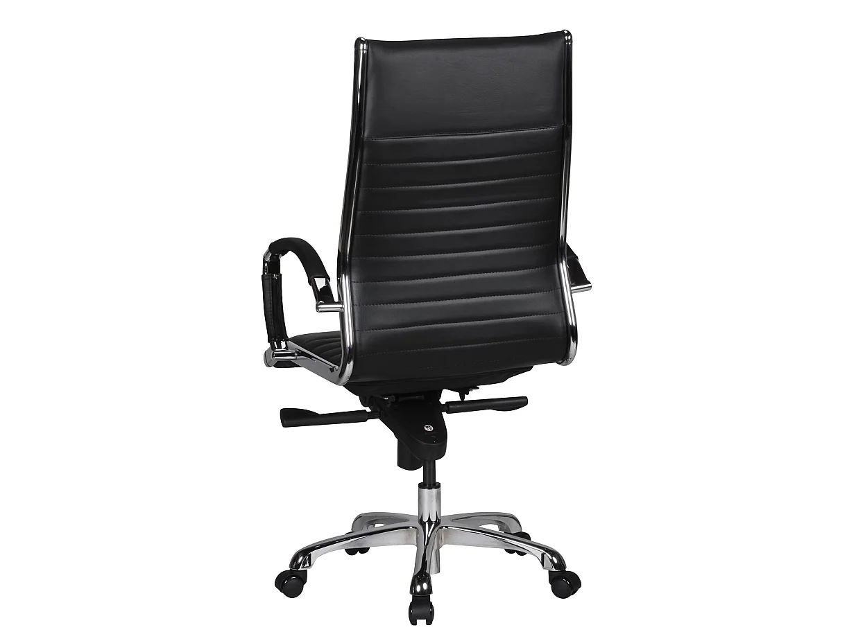 Chaise de Bureau Cuir Fauteuil Ergonomique Siège Pivotante 120 kg Bureau