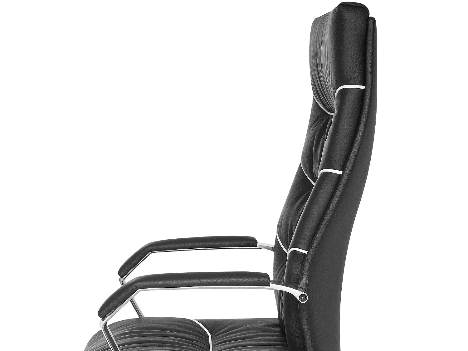 XXL Chefsessel Echtleder schwarz Bürostuhl Drehstuhl Schreibtischstuhl