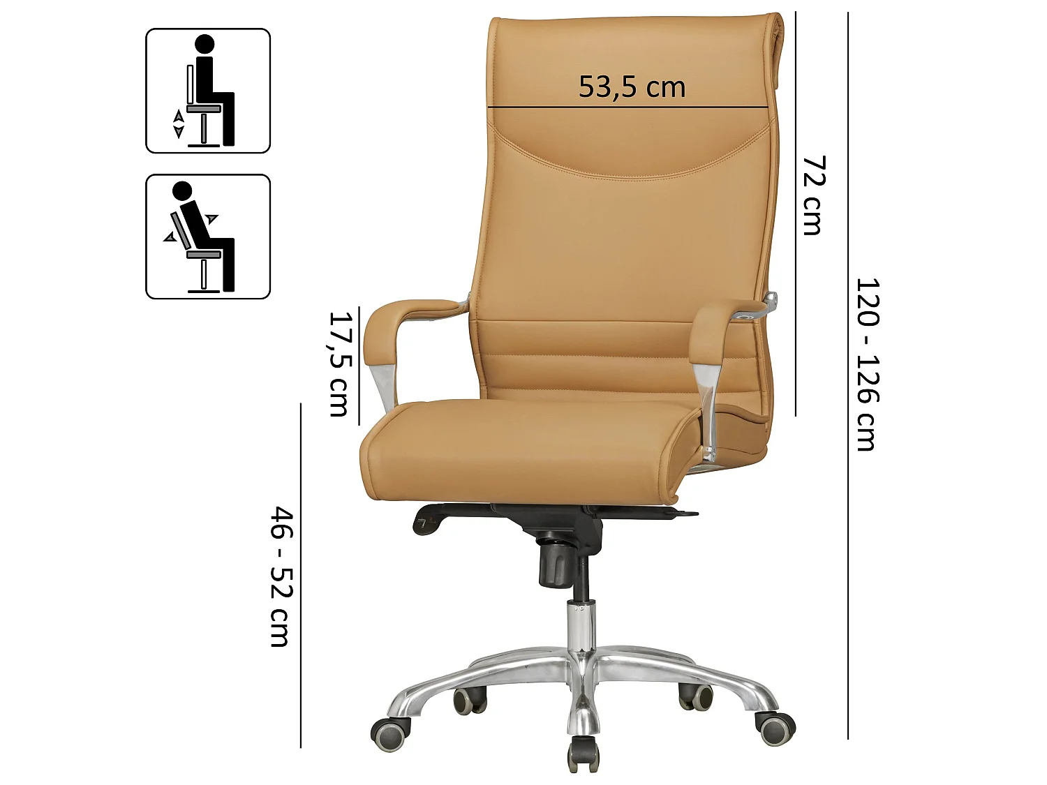 Design Chaise bureau Chaise exécutif Ergonomique Chaise de pivotant