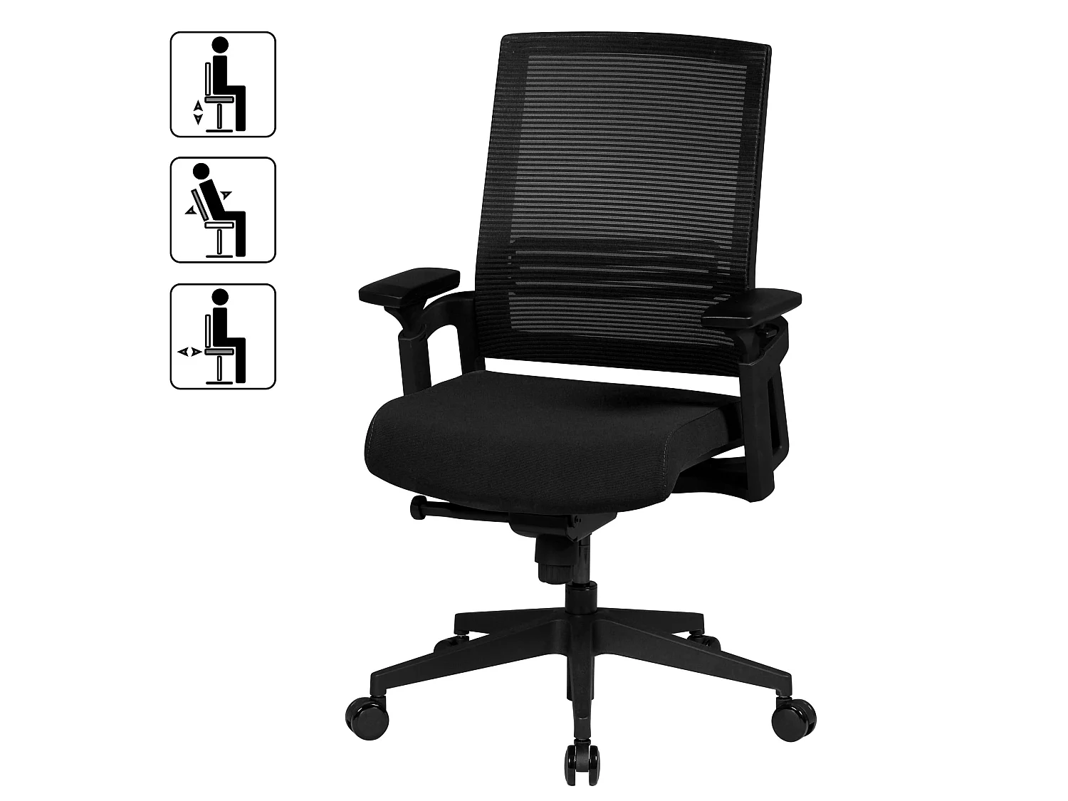 Design Chaise bureau Chaise exécutif Ergonomique Chaise pivotant Tissu