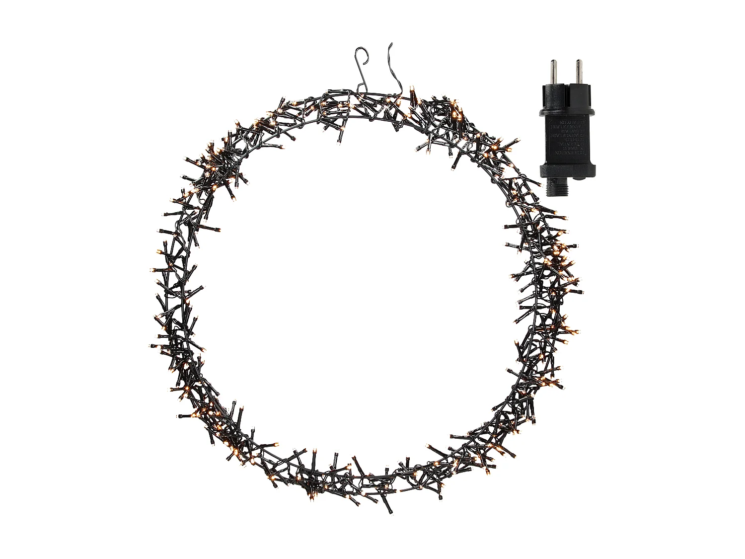 Couronne de lumière 400 LEDs couronne lumineuse porte/fenêtre décoration de Noël