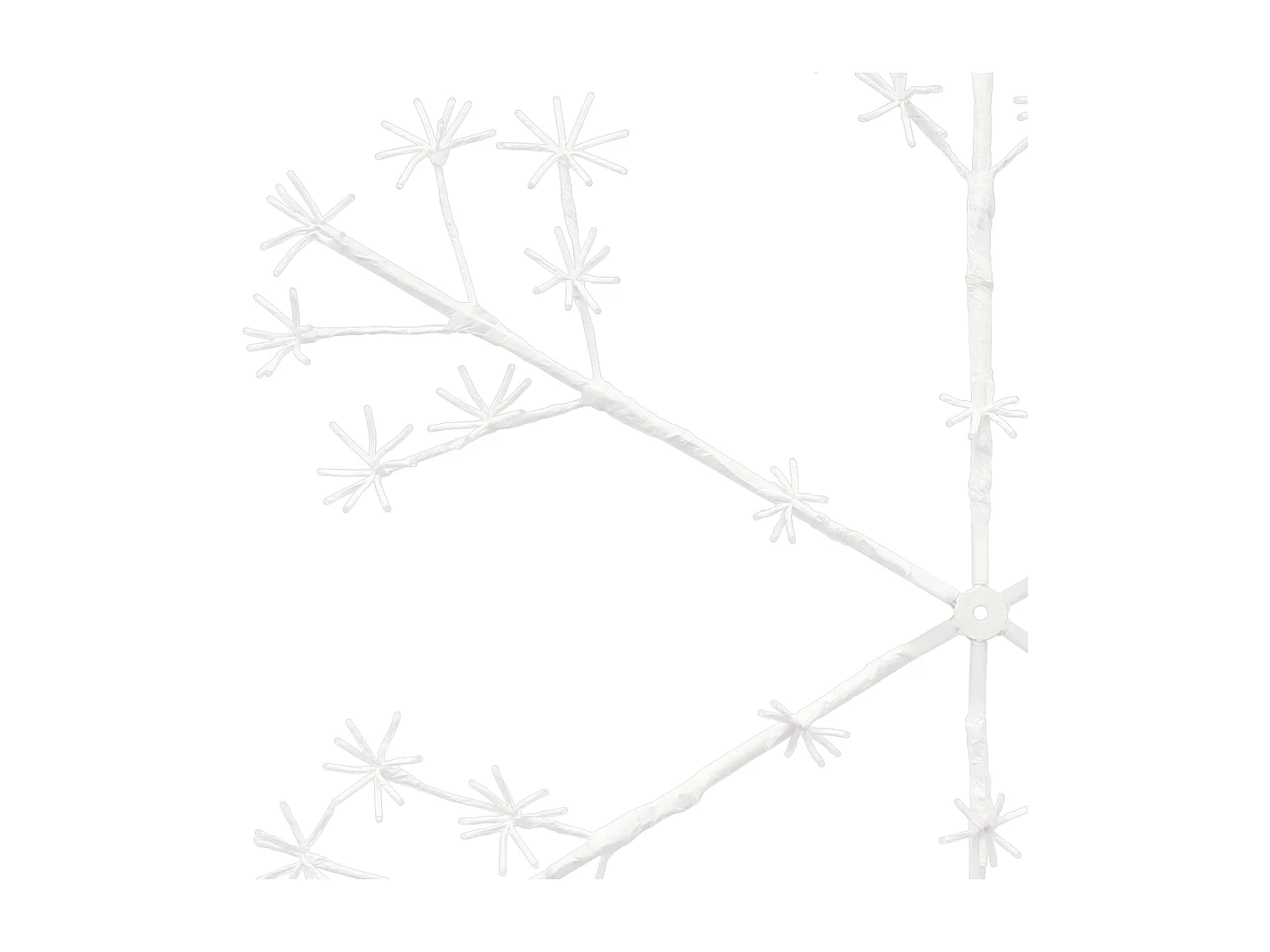 Flocon de neige 384 LEDs chaîne lumineuse blanc chaud déco intérieur/extérieur