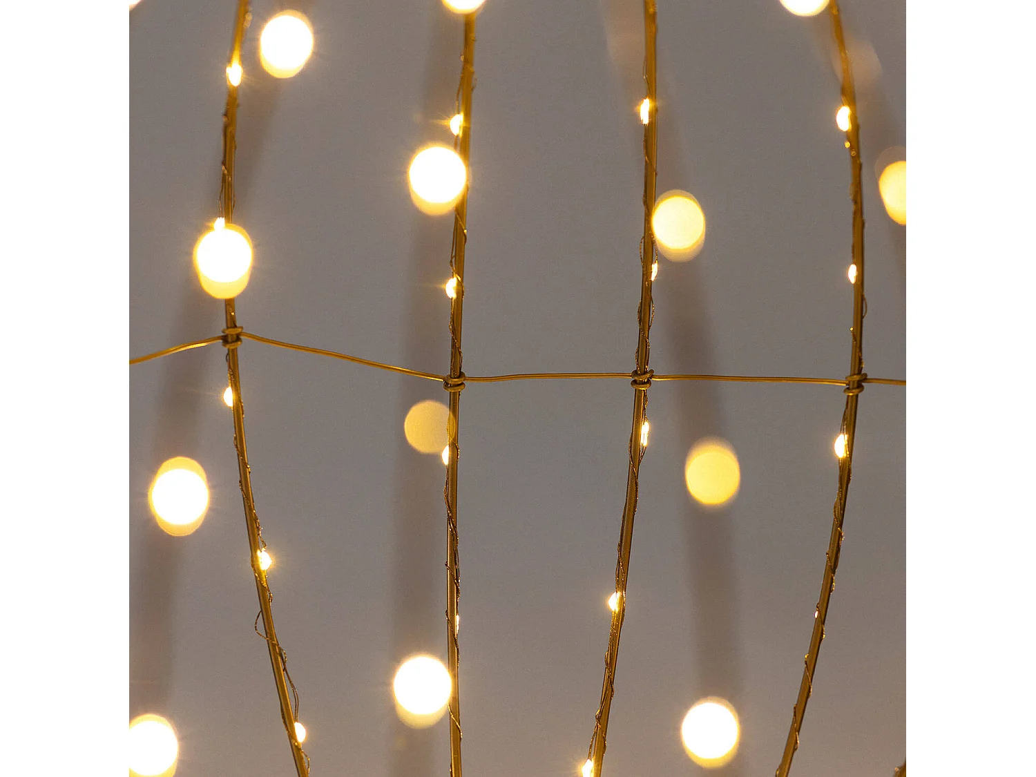 Sfera luminosa con 240 LED natalizia Ø 40 cm IP44 bianco extra caldo in metallo