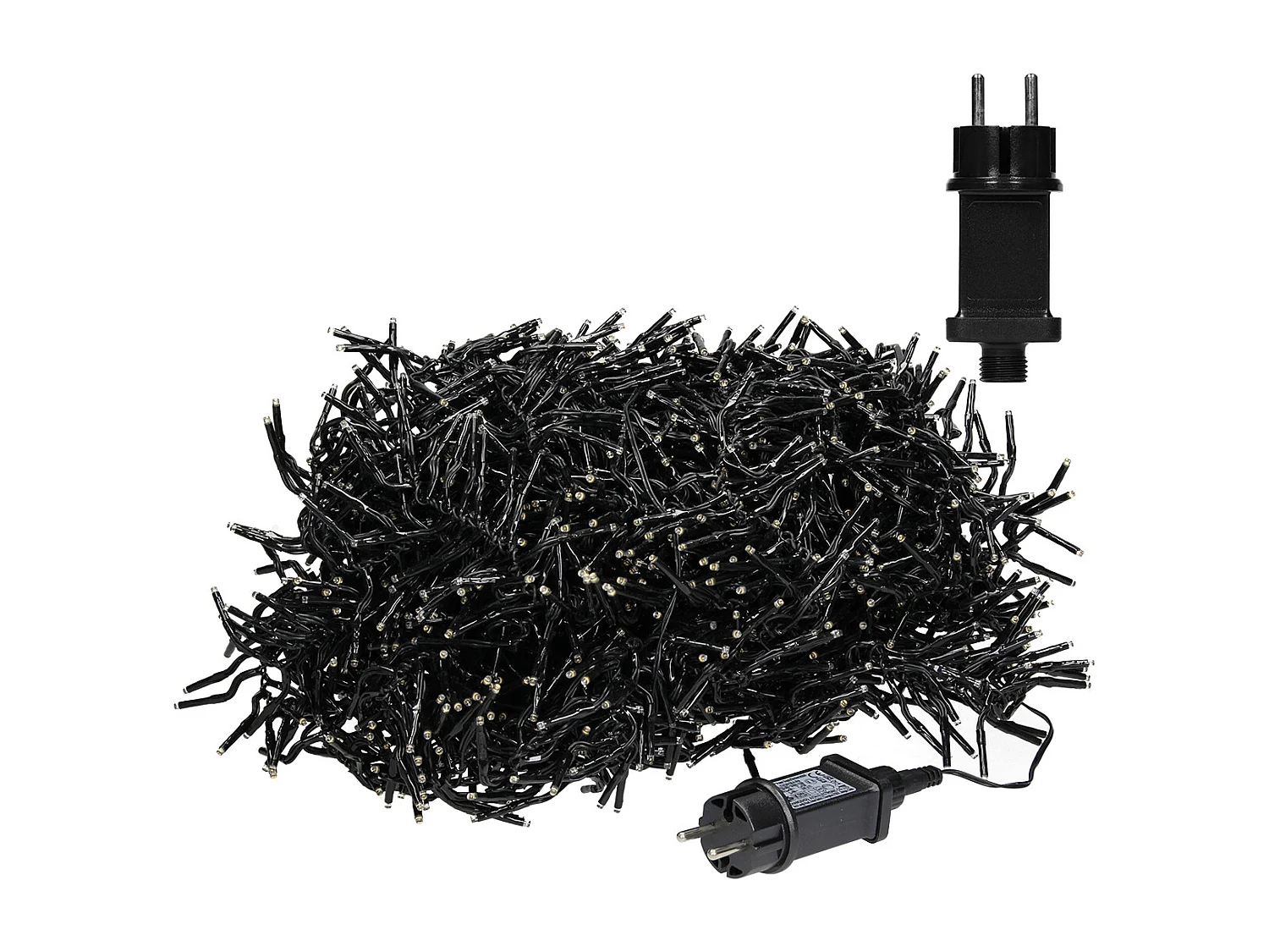 Guirlande lumineuse 3000 LEDs cluster éclairage blanc chaud intérieur/extérieur