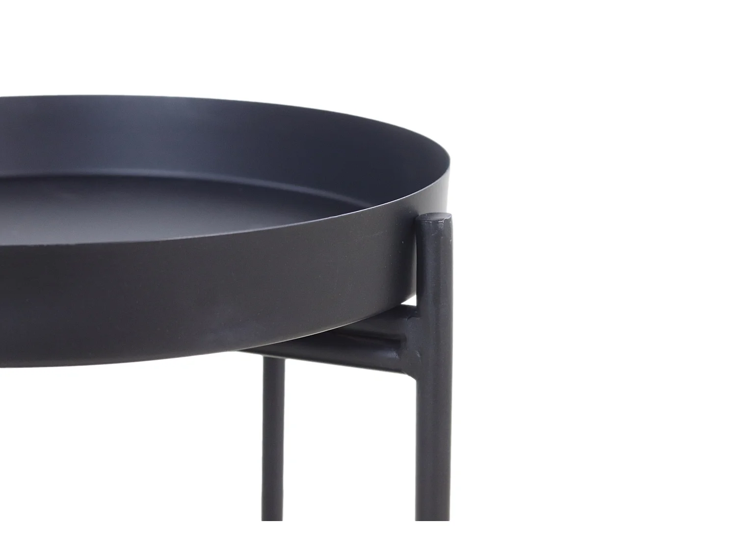 Table d´appoint - fer/noir 35*35*50