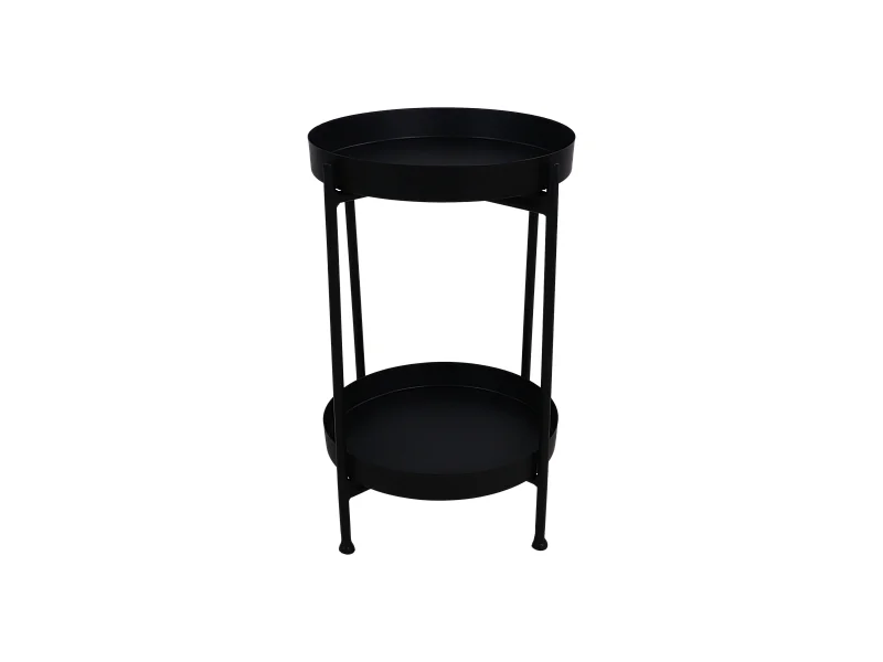 Table d´appoint - fer/noir 35*35*50