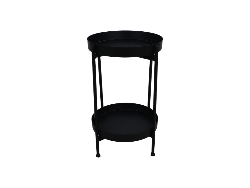 Table d´appoint - fer/noir 35*35*50