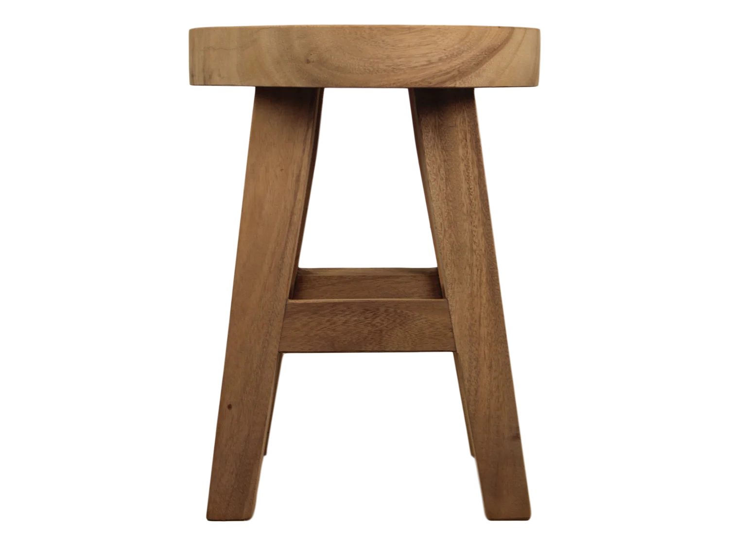 Tabouret rond - munggur/Naturel ø36*48