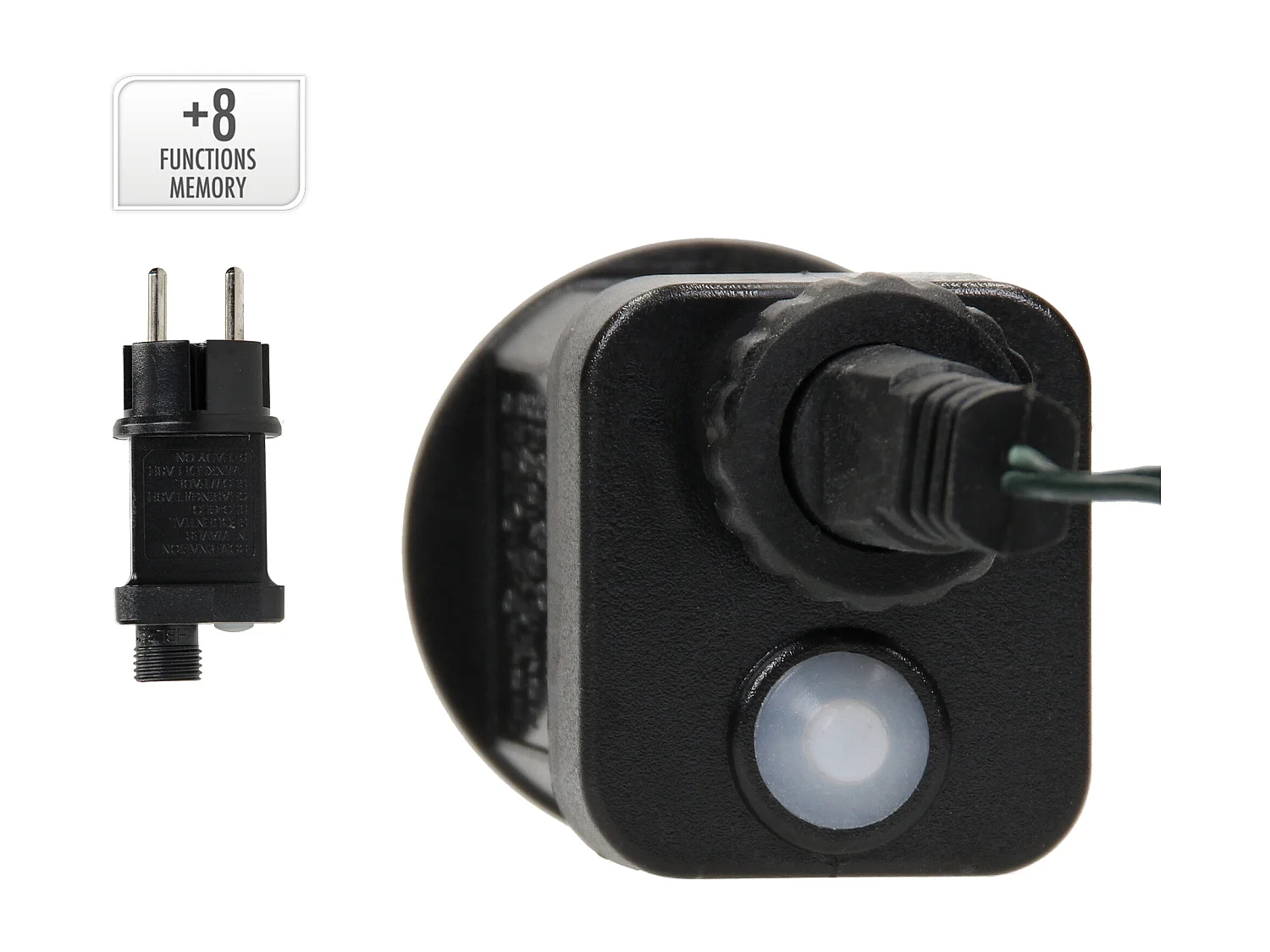 Catena luminosa natalizia a grappolo ghirlanda 600 LED Micro bianco caldo IP44