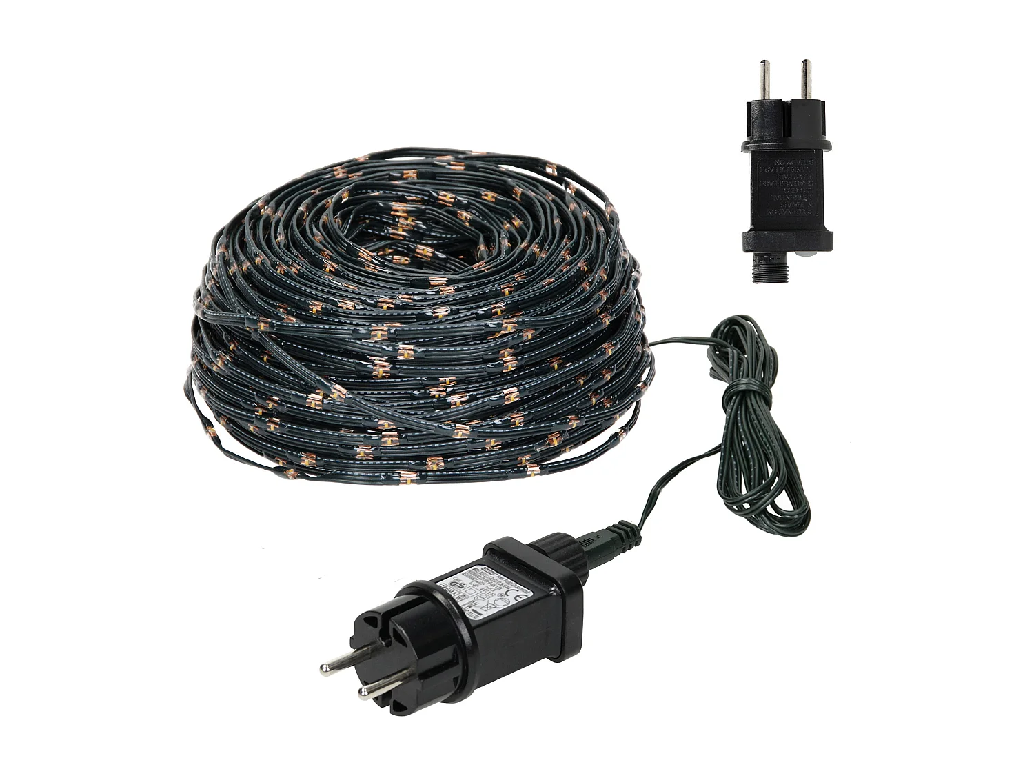 Guirlande lumineuse 1500 LED blanc chaud décoration Noël intérieur/extérieur 45m