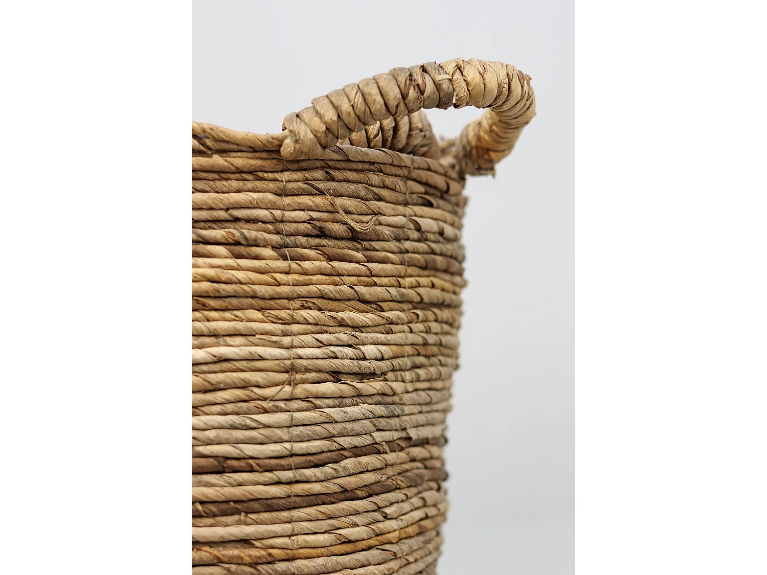 Ensemble de 2 paniers de rangement naturel - bananenblad ø35*33/ø30*30