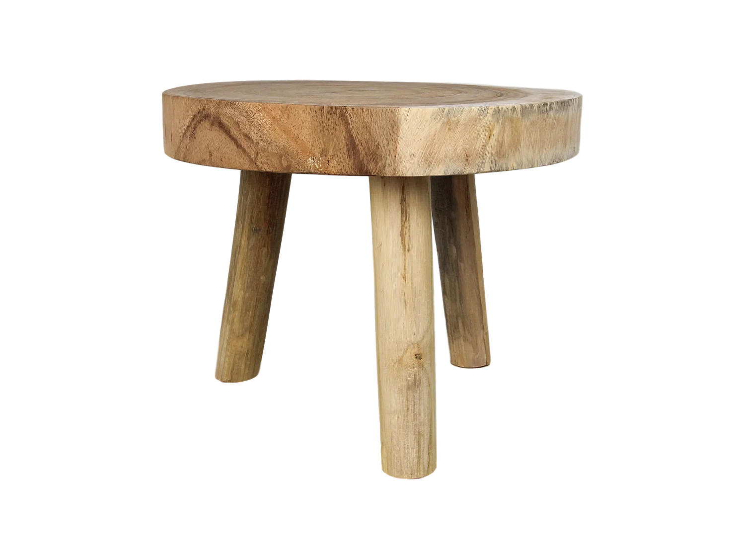 Table basse - ø40 cm - munggur - Naturel