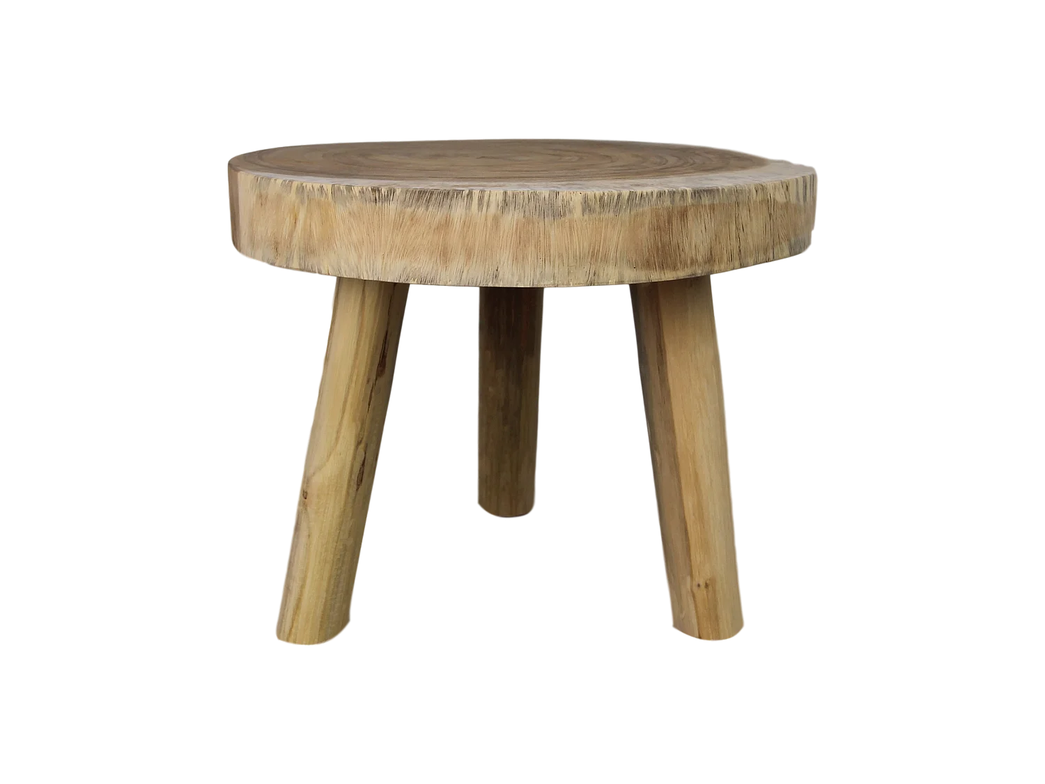 Table basse - ø40 cm - munggur - Naturel