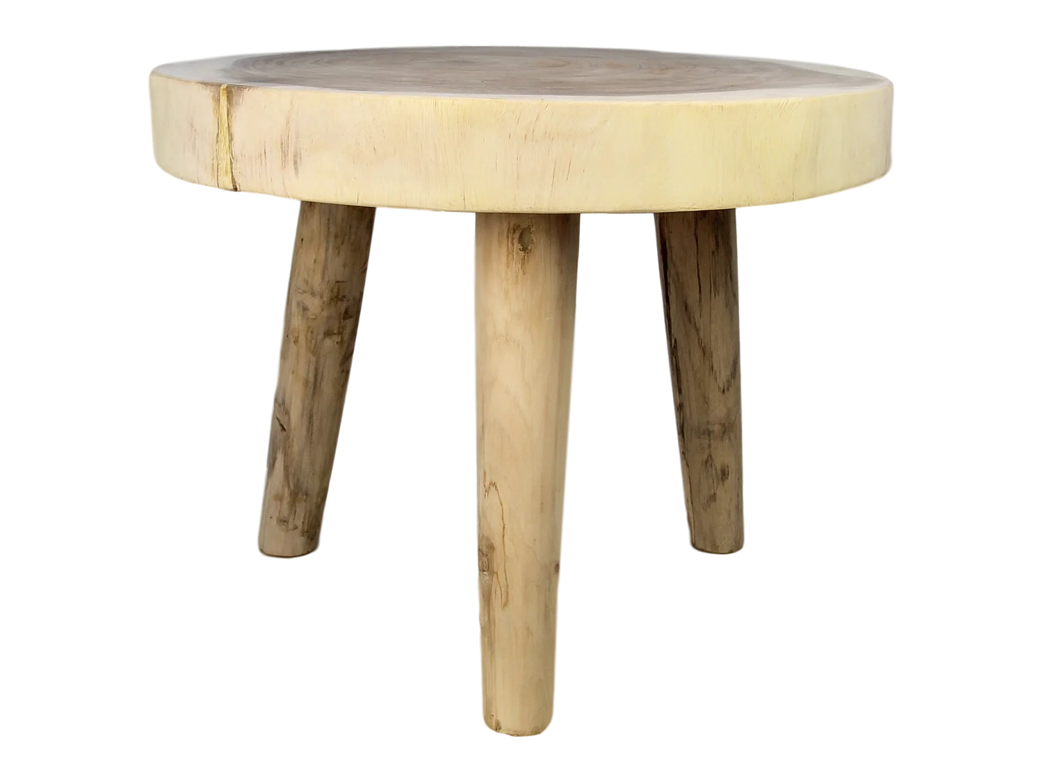 Table basse - ø50 cm - munggur - Naturel