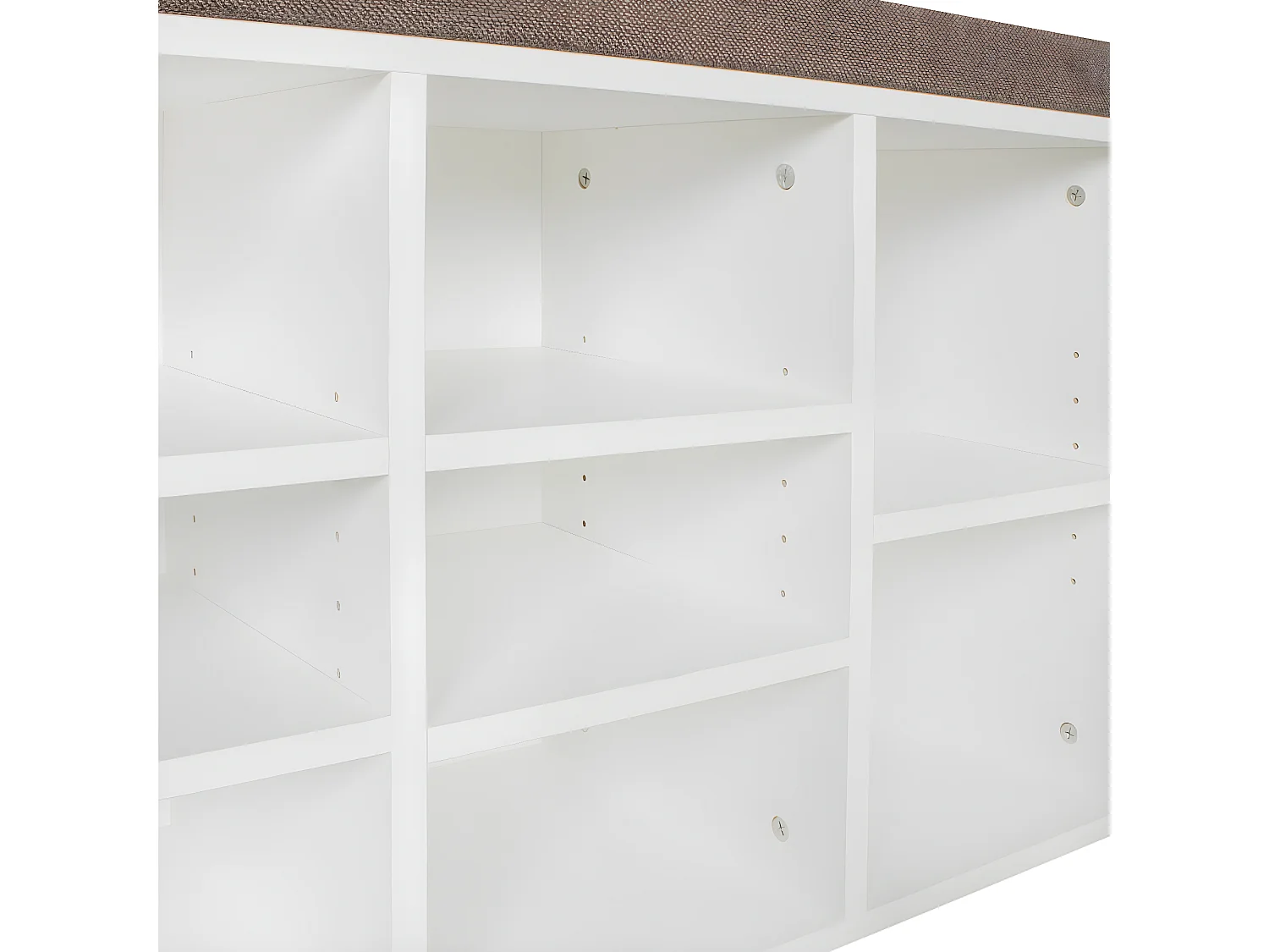 Schuhschrank 10 Schuhe Schuhbank Schrank Regal Auflage Sitzbank Flur Polster