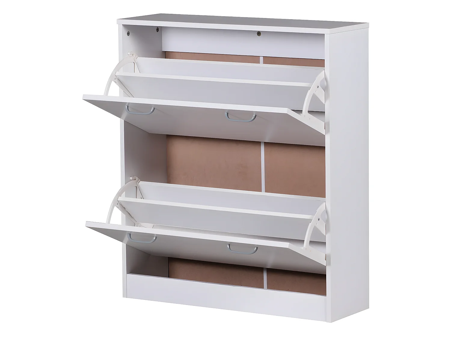 Armoire à chaussures Bois 75x87x24 cm Étagère à chaussures 20 paires