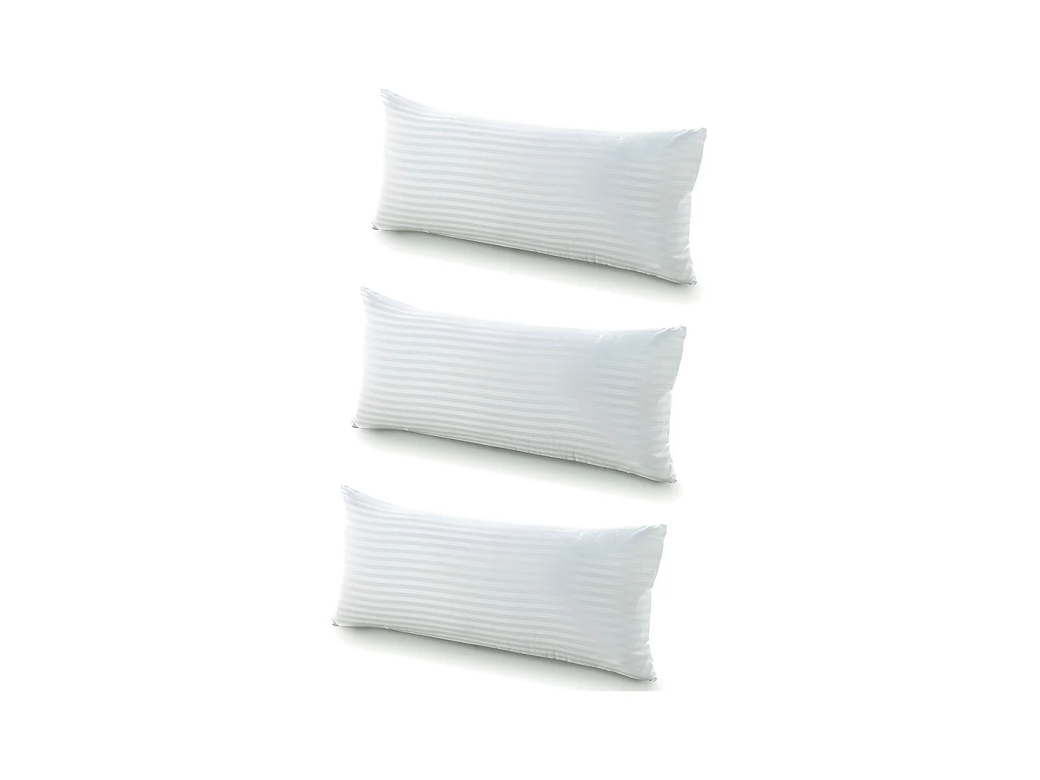 Oreiller Pack de 3 fibre toucher plume 90cm
