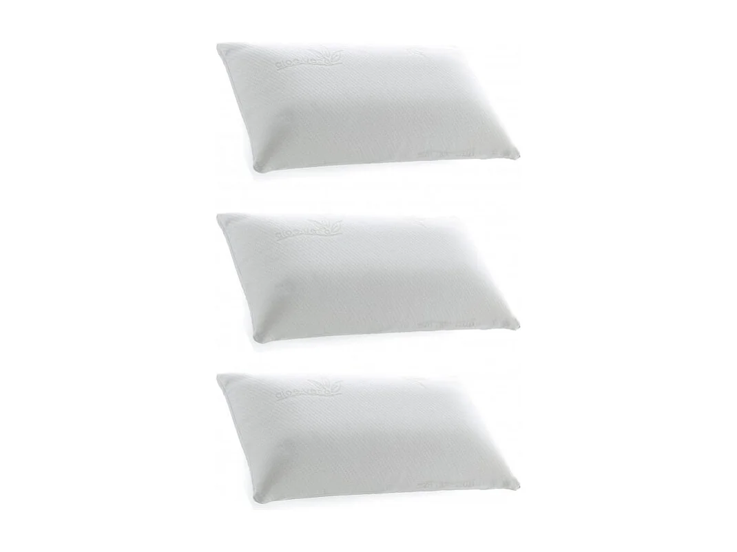 3er Set Kopfkissen thermovariabel viskoelastisch 90cm