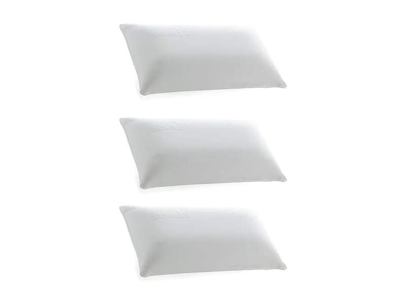 Oreiller Pack 3 viscoélastique thermovariable 90cm