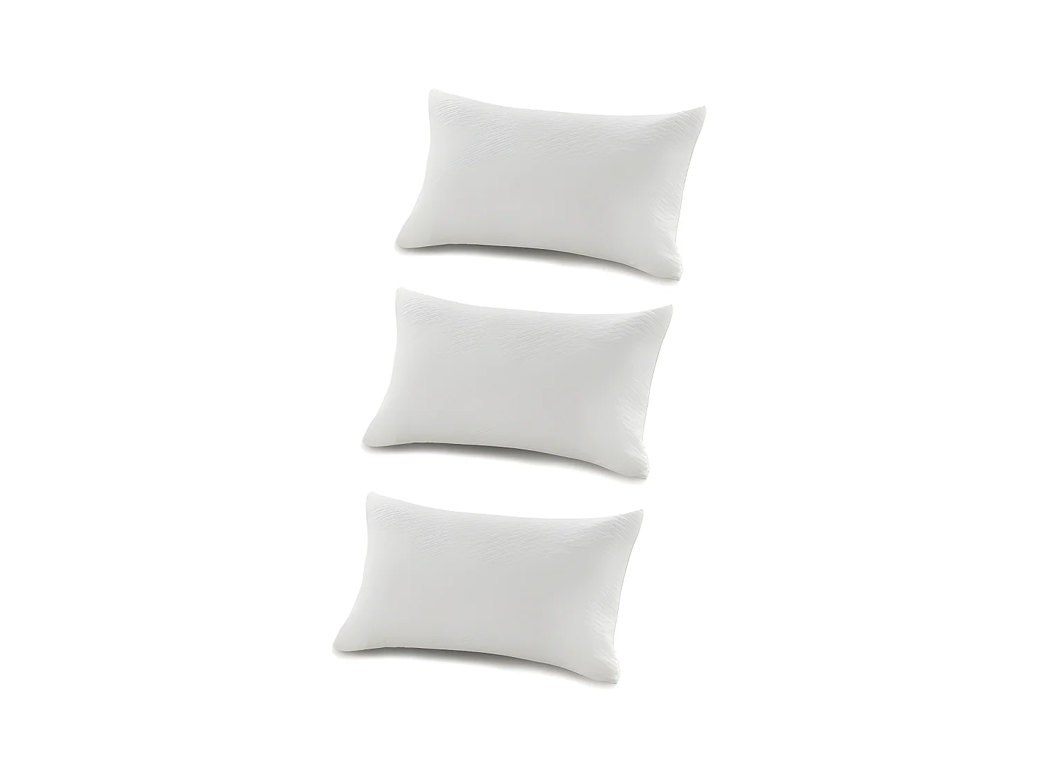 Oreiller Pack 3 100% flocons de viscose et pur 90cm
