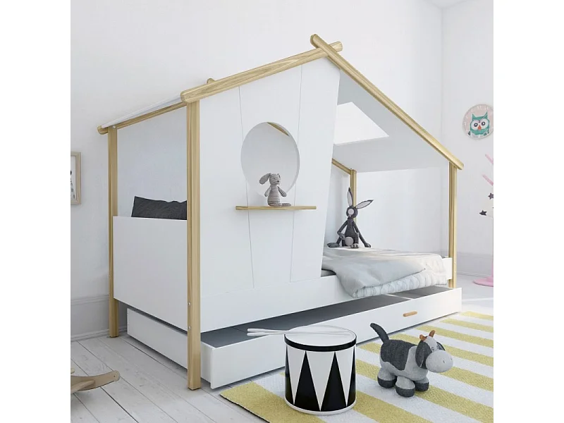 Tiroir de rangement  blanc 22x202x97cm